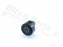 Micro switch push button (make contact) with illuminated 'power' symbol gre
